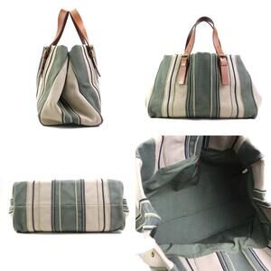 Bottega Veneta bag brown handbag tote Beige Green leather Khaki canvas Tan